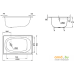 Ванна BLB Europa 105x70. Фото №2