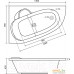 Lauter Valencia 140x95 2102140L (с ножками и лицевым экраном). Фото №16