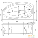 Ванна Aquanet Jersey 170x90 L (с каркасом и экраном). Фото №4