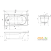 Ванна Ventospa Aqua 150x70 (с каркасом). Фото №6
