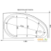 Ванна Aquanet Maldiva 150x90 R. Фото №7