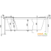 Ванна Aquanet Capri 170x110 R (с каркасом). Фото №6