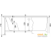 Ванна Aquanet Santiago 160x160 (с каркасом). Фото №6