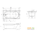 Ванна Ventospa Aqua 150x75. Фото №6