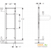 Инсталляция для поручня Geberit Duofix 111.790.00.1. Фото №2