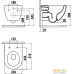 Унитаз подвесной Creavit Free FE322-11CB00E-0000 (без сиденья). Фото №5