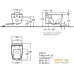 Унитаз подвесной Keramag Citterio F203550000 (без сиденья). Фото №3