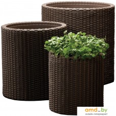 Keter Cylinder Planter - 3 Size Set