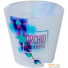 Горшок Plastic Republic London Orchid Deco 1.6 л (голубая орхидея)