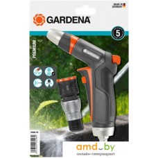 Распылитель Gardena Пистолет-наконечник для полива Premium + Коннектор 18306-20