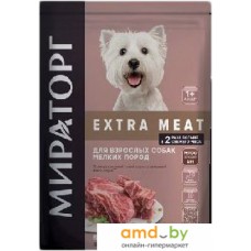 Сухой корм для собак Мираторг Extra Meat с говядиной Black Angus для мелких пород 600 г