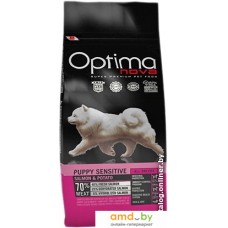 Сухой корм для собак Optimanova Puppy Sensitive Salmon & Potato (для щенков с лососем и картофелем) 2 кг