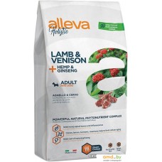 Alleva Holistic Lamb & Venison + Hemp & Ginseng Mini (Ягненок и оленина + конопля и женьшень) 2 кг