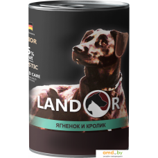 Консервированный корм для собак Landor Senior Lamb and Rabbit 400 г