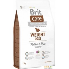 Сухой корм для собак Brit Care Weight Loss Rabbit & Rice 3 кг