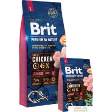 Сухой корм для собак Brit Premium by Nature Junior L 3 кг