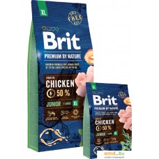 Сухой корм для собак Brit Premium by Nature Junior XL 15 кг