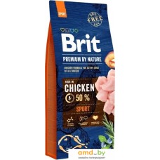 Сухой корм для собак Brit Premium by Nature Sport 15 кг