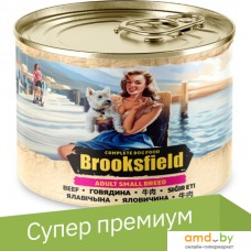 Консервированный корм для собак Brooksfield Adult All Breeds говядина/коричневый рис 200 г