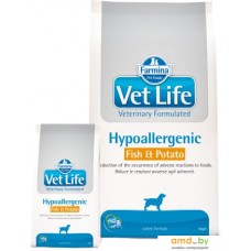 Сухой корм для собак Farmina Vet Life Hypoallergenic Fish&Potato Dog 2 кг