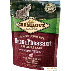 Сухой корм для кошек Carnilove Adult Hairball Control Duck & Pheasant 0.4 кг