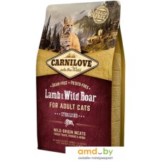 Сухой корм для кошек Carnilove Adult Lamb & Wild Boar Sterilised 2 кг