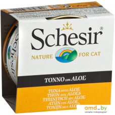 Консервированный корм для кошек Schesir Tuna with Aloe 85 г