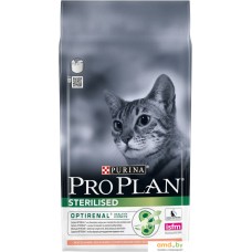 Сухой корм для кошек Pro Plan Sterilised Adult Optirenal с лососем 3 кг