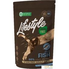 Nature's Protection Lifestyle Grain Free White Fish Sterilised Adult 400 г