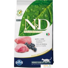 Сухой корм для кошек Farmina N&D Grain Free Cat Lamb & Blueberry Adult 1.5 кг