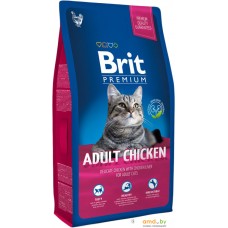 Сухой корм для кошек Brit Premium Cat Adult Chicken 8 кг