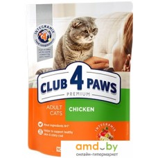 Сухой корм для кошек Club 4 Paws Premium с курицей 14 кг