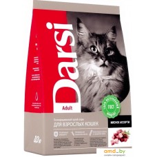 Сухой корм для кошек Darsi для взрослых кошек мясное ассорти 1.8 кг