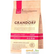 Корм для кошек Grandorf Lamb&Rice Adult Indoor 2 кг