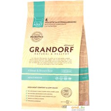 Корм для кошек Grandorf 4 Meat&Brown Rice Living Probiotics Adult Indoor 2 кг