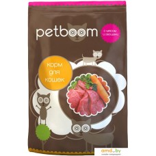 Корм для кошек PetBoom Для взрослых кошек с мясом и овощами 10 кг