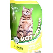 Корм для кошек Котикорм Для взрослых кошек с курицей 10 кг