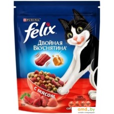 Сухой корм для кошек Felix Двойная вкуснятина с мясом 300 г