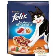 Сухой корм для кошек Felix Двойная вкуснятина с птицей 300 г