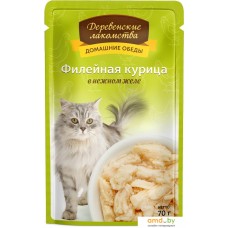 Деревенские лакомства Филейная курица в желе 70 г