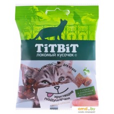 TiTBiT Хрустящие подушечки с сыром и паштетом из кролика 30 г