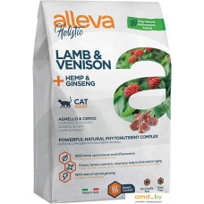 Сухой корм для кошек Alleva Holistic Adult Lamb & Venison + Hemp & Ginseng 1.5 кг