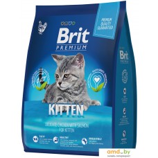 Сухой корм для кошек Brit Premium Cat Kitten с курицей 2 кг