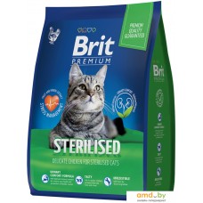 Сухой корм для кошек Brit Premium Cat Sterilized Chicken 8 кг