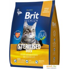 Сухой корм для кошек Brit Premium Cat Sterilized Duck & Chicken 8 кг