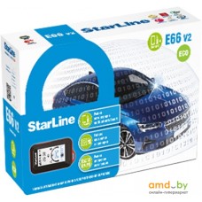 Автосигнализация StarLine E66 v2 BT ECO 2CAN+4LIN