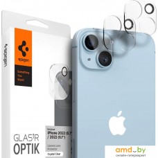 Защитное стекло Spigen Optik TR Lens Protector для iPhone 14/14 Plus AGL05229 (2шт)