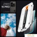 Защитное стекло Spigen Glass TR EZ Fit для iPhone 15 Pro AGL06898. Фото №9