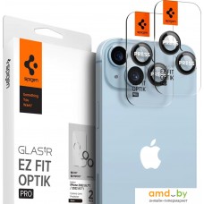 Защитное стекло Spigen Optik Pro TR EZ Fit Lens Protector для iPhone 14/14 Plus AGL05213 (2шт)