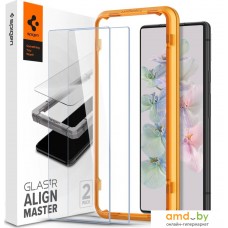 Защитное стекло Spigen ALM Glas TR Slim для Pixel 7 AGL05199 (2шт)